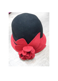 Pălărie roșu - negru 