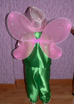 Fluture verde - roz